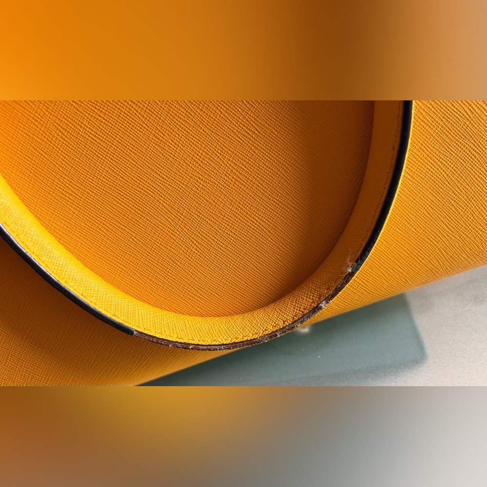 💛 Michael Kors Selma Medium Satchel – Yellow / Saffiano Leather 💛 - Picture 15 of 16